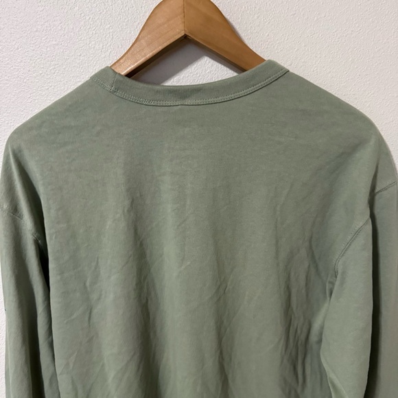 Nike Sportswear Premium Essentials Long Sleeve Crew Tee Loose Green 2024 NWT-S - Picture 7 of 12